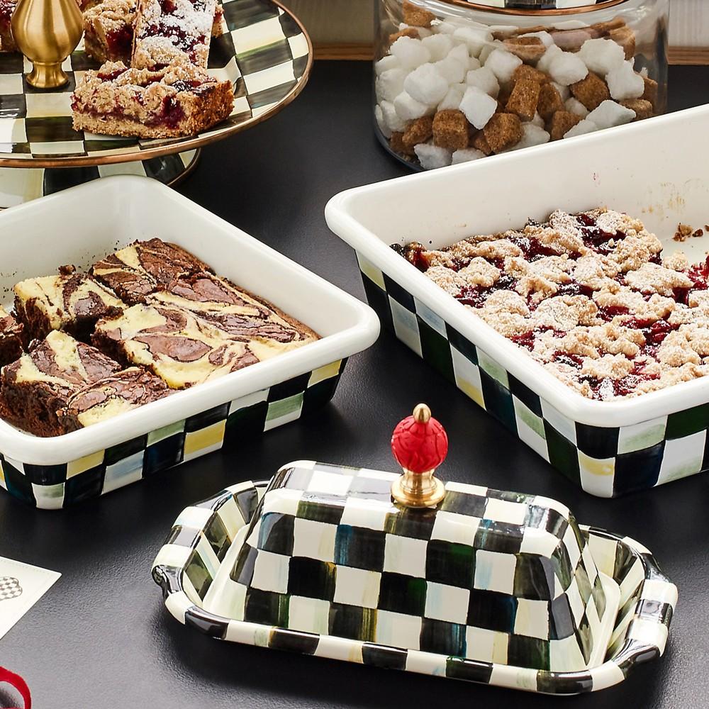 MacKenzie-Childs Courtly Check Butter Box | Williams Sonoma Australia